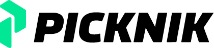 Green Icon Black Text Logo Transparant